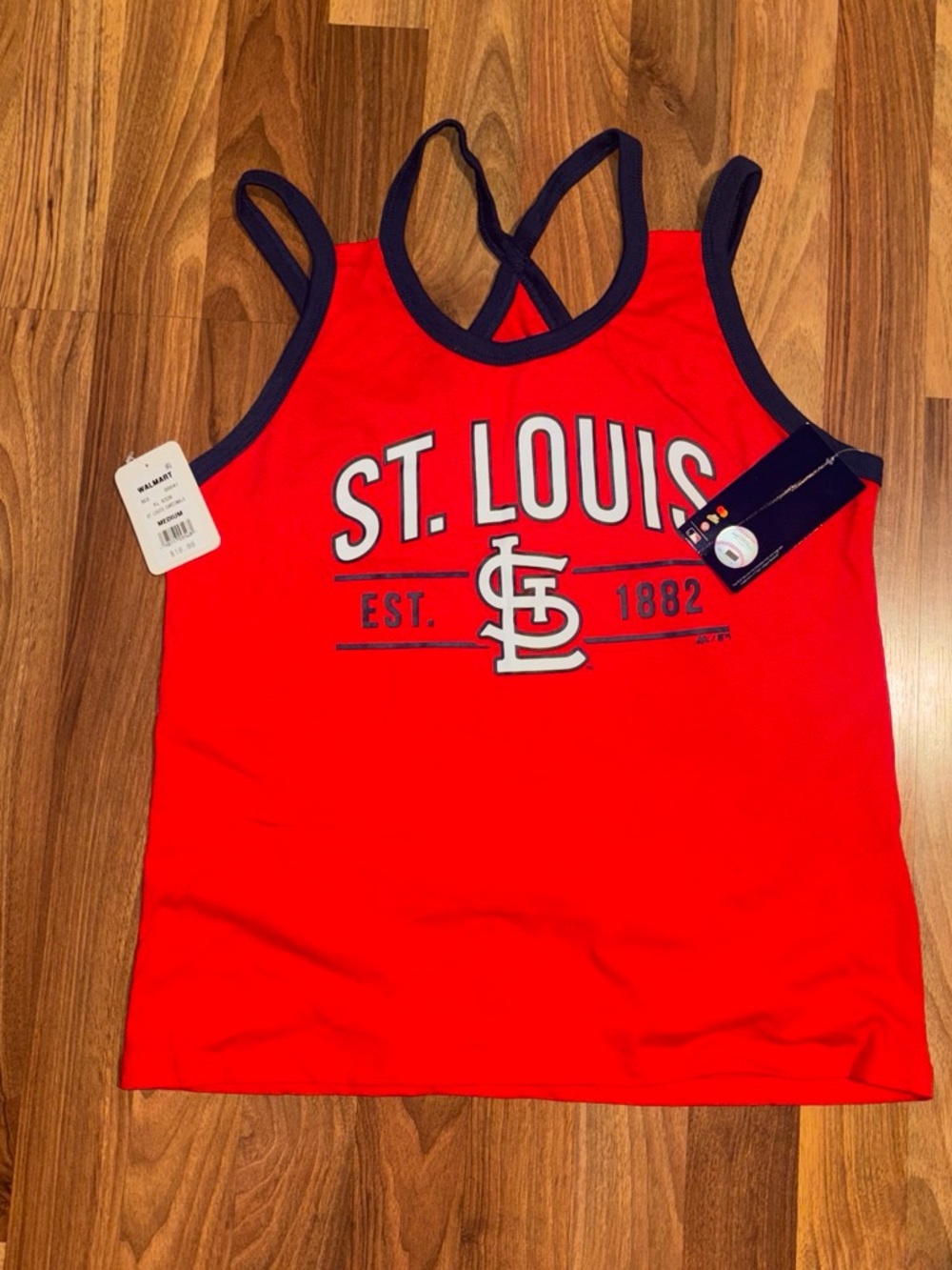 St. Louis Cardinals Red Racerback Tank Top